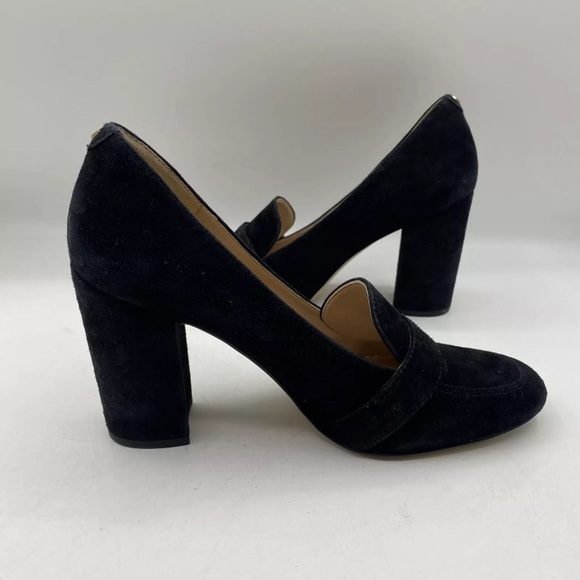 Sam Edelman Black Heels with Gold Buckle - Picture 5 of 9